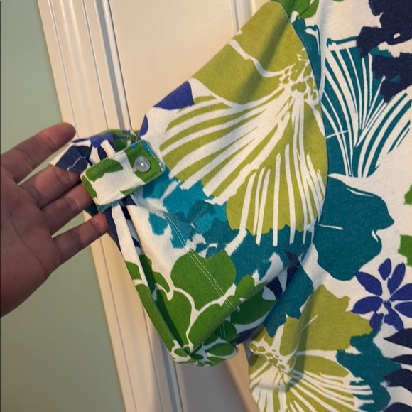 Ruby rd Floral Print Women's Top 2X - Picture 2 of 4